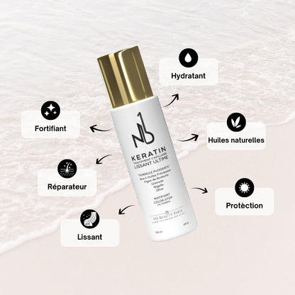 NB1 lissage bresilien sans formol - Fortifiant - Réparateur - Lissant - Hydratant - Huiles naturelles - Protège les cheveux