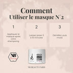 Duo Shampoing Sans Sulfate - Masque Capillaire Réparateur - NB BEAUTY PARIS