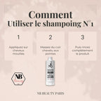 Shampoing Sans Sulfate - Soin Routine Kératine NB1 - NB BEAUTY PARIS